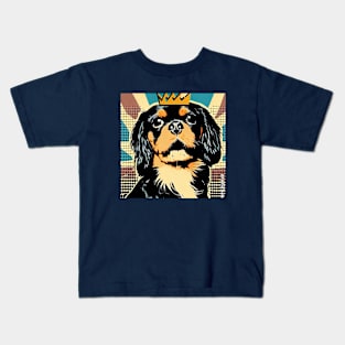 Cavalier King Charles Spaniel Pop Art Kids T-Shirt